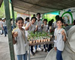 Std VI Field Trip to Eco Farm at Wada
